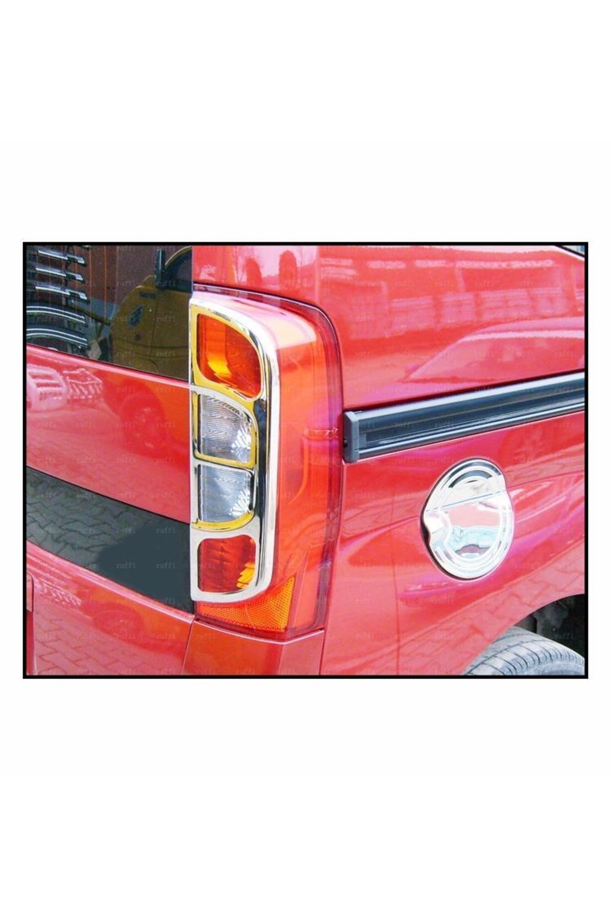 Fiat Fiorino Krom Stop Çerçeve 2 Parça 2008 Üzeri P,çelik
