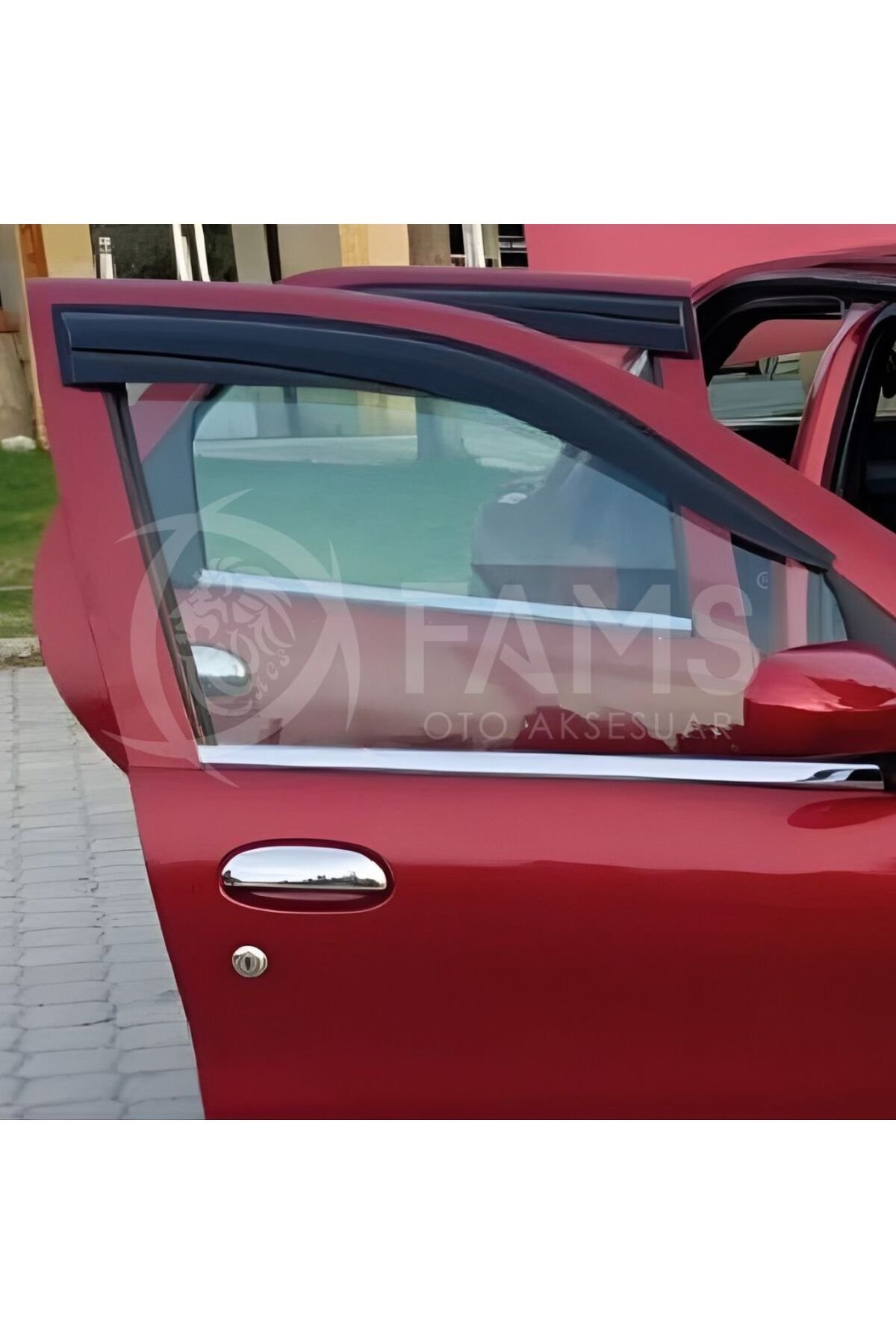 Fiat Albea Krom Cam Çıtası 4 Prç, 2002 Üzeri P,çelik - Görsel 4