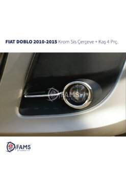 Fiat Doblo Krom Sis Çerçeve Kaş 4 Prç P,çelik 2010-2015 Arası