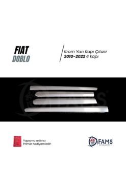 Alternative view of Fiat Doblo Krom Yan Kapı Çıtası 4 Kapı 2010-2022 P, Çelik