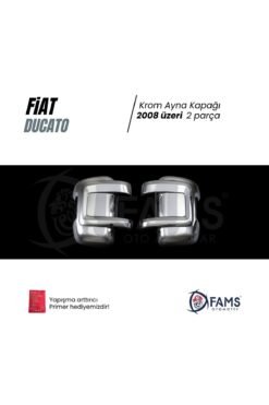 Alternative view of Fiat Ducato Abs Krom Kaplama Ayna Kapağı 2 Prç, 2008 Üzeri