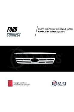 Alternative view of F, Connect Krom Ön Panjur+Kaput Çıtası 2 Prç, 2009-2014 P, Çelik Uyumlu