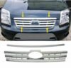 Ford Connect Krom Ön Panjur+Kaput Çıtası 2 Prç, 2009-2014 P, Çelik Uyumlu - Görsel 4