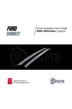Alternative view of F, Connect Krom Kelebek Cam Direği 2 Prç, 2002-2014 P, Çelik Uyumlu