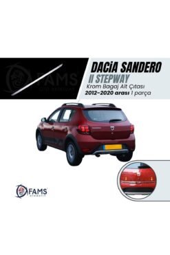 Dacia Sandero Stepway Krom Bagaj Alt Çıtası 2012-2020 P, Çelik