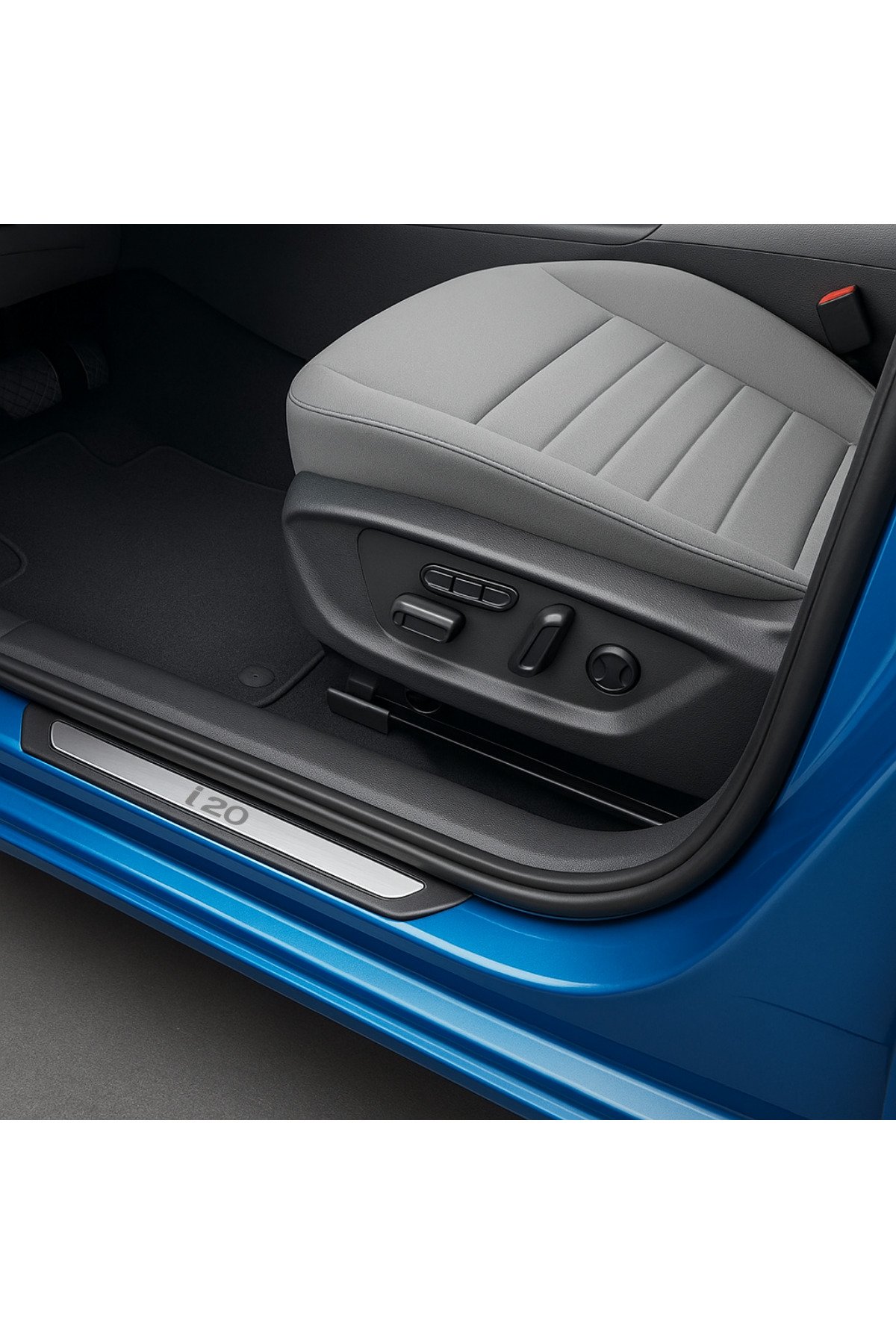 Hyundai i20 Krom Kapı Eşiği 4 Parça Paslanmaz Çelik ABS Çerçeve - Görsel 2