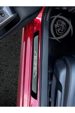 Alternative view of Fiat Egea 2015 ve Üzeri Modeller Krom Kapı Eşiği 4 Parça Paslanmaz Çelik ABS Çerçeve