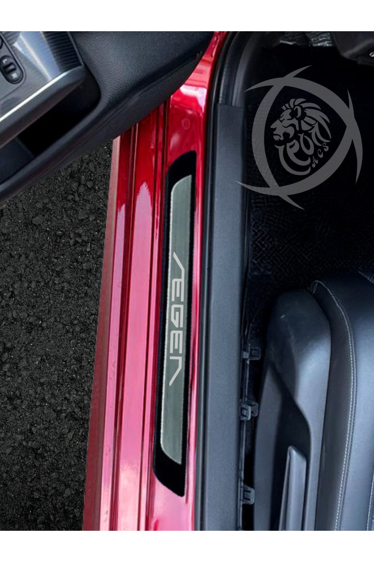 Fiat Egea 2015 ve Üzeri Modeller Krom Kapı Eşiği 4 Parça Paslanmaz Çelik ABS Çerçeve - Görsel 2