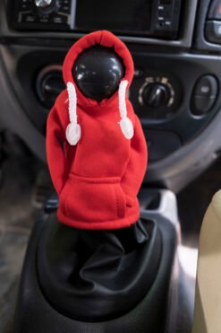 Universal Kırmızı Vites Hoodie - Araç Vites Kıyafeti - Vites Poları - Her Araca Uyumlu Vites Hoodie