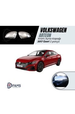 Volkswagen Arteon 2017 üzeri Krom Ayna Kapağı 2 Parça Paslanmaz Çelik