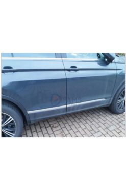 Alternative view of Vw Tiguan Krom Yan Kapı Çıtası 4 Parça 2016 > Paslanmaz Çelik  (5 koltuklu)