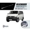 VW T6,1 TRANSPORTER 2019-2023 Arası Krom Far Üst Çıta 2 Parça Paslanmaz Çelik