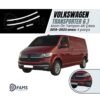 Vw T6,1 Transporter 2019-2023 Arası Ön Tampon Alt Çıtası 4 Parça Paslanmaz Çelik