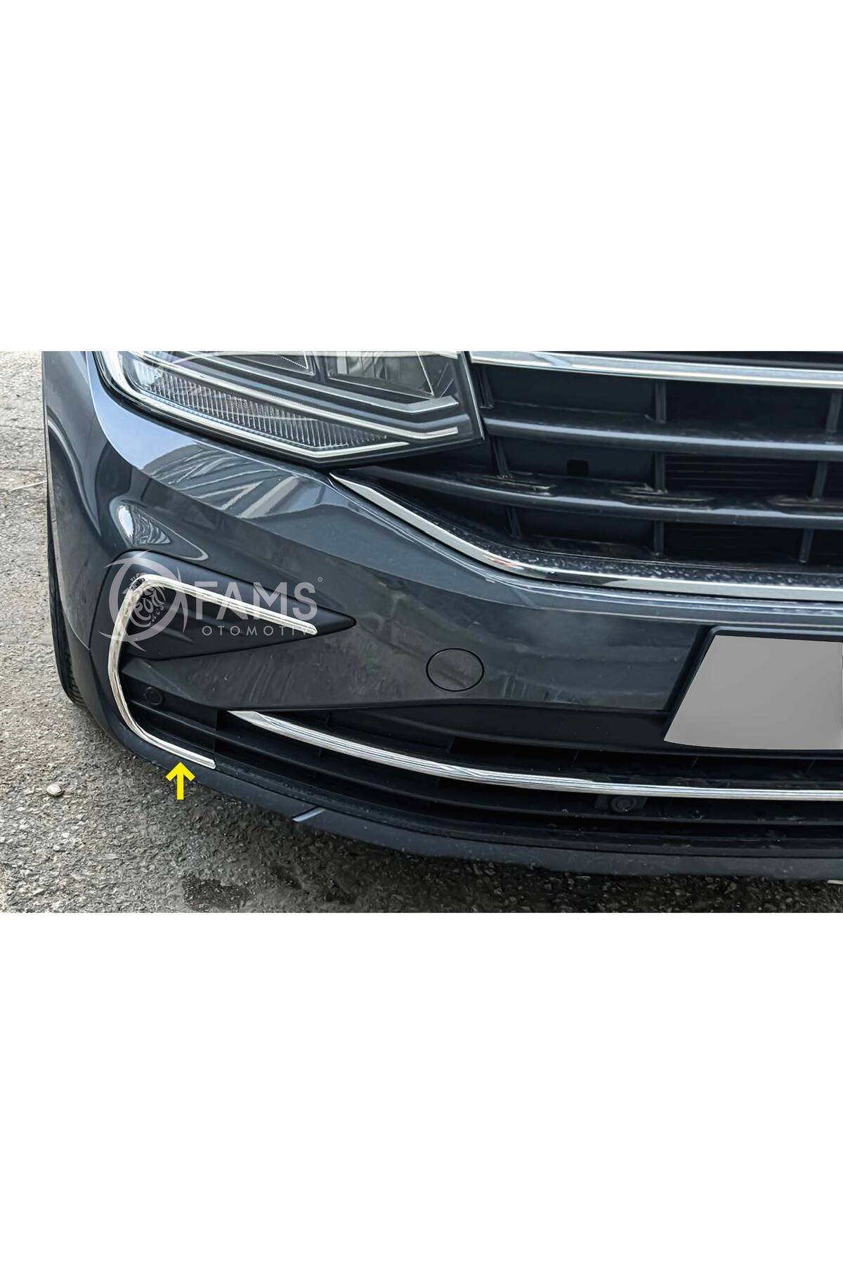 Vw Tiguan FACELIFT 2020 Üzeri Krom Sis Farı Çerçevesi 2 Prç, - Görsel 6