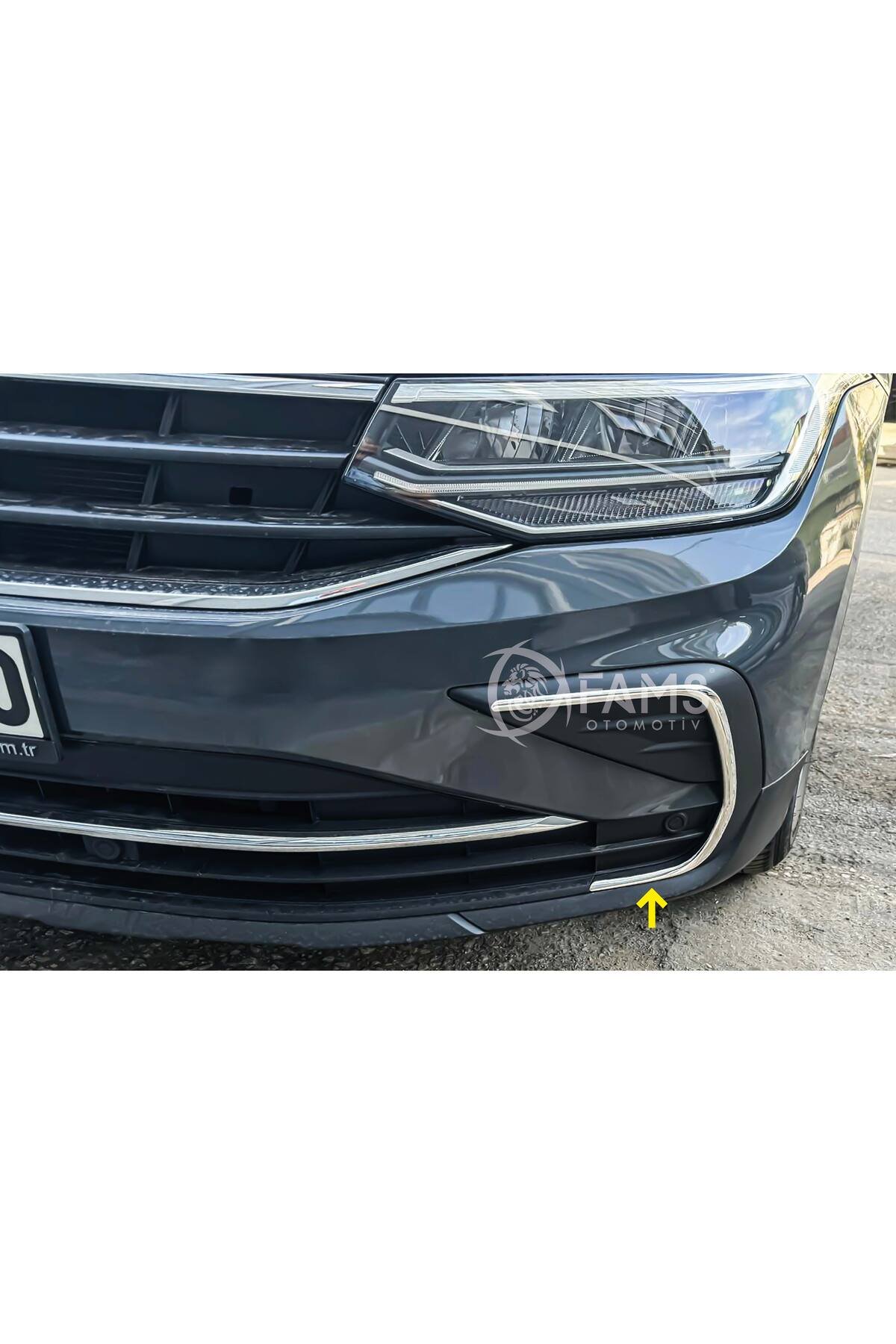 Vw Tiguan FACELIFT 2020 Üzeri Krom Sis Farı Çerçevesi 2 Prç, - Görsel 7