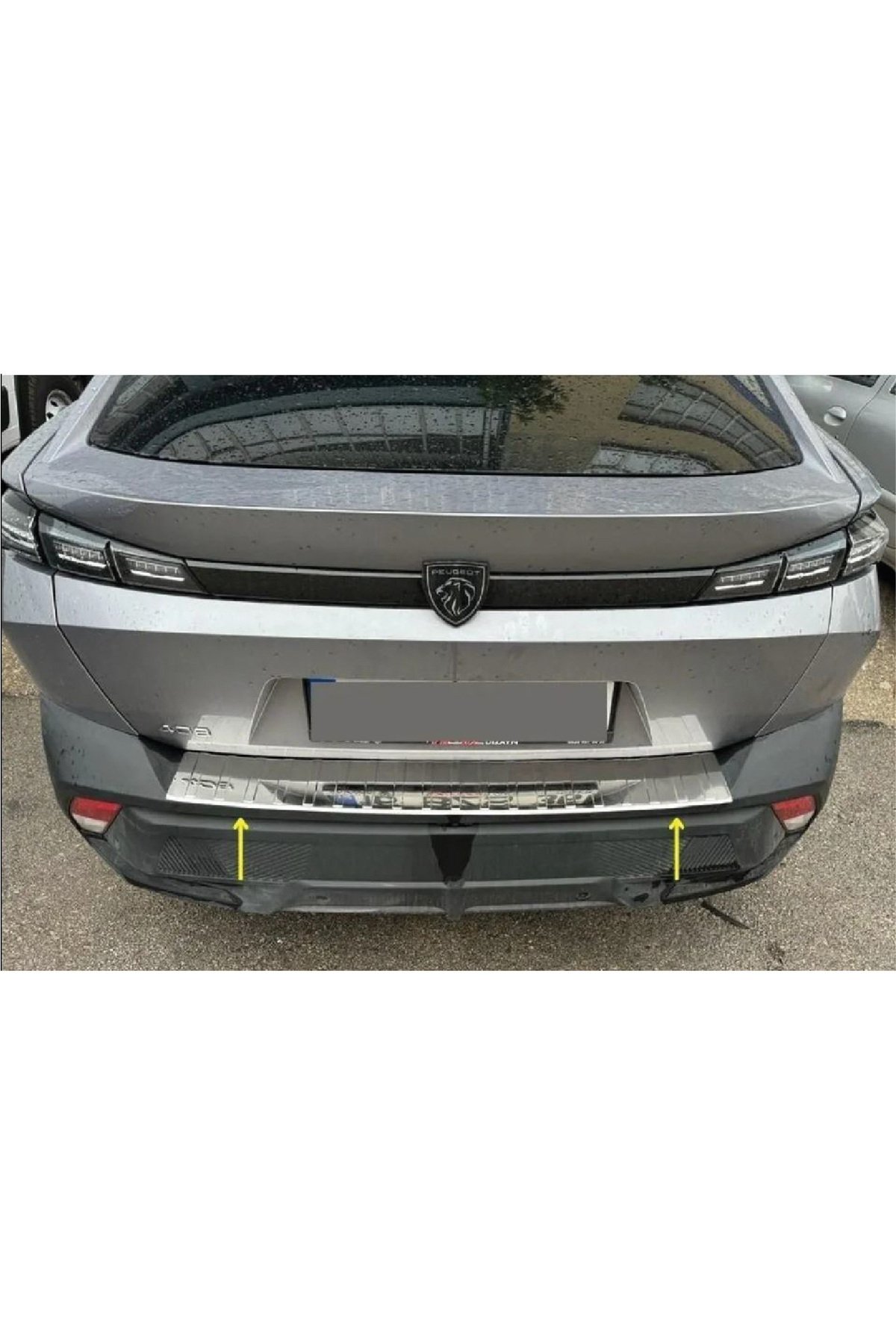 Peug.eot. 408 Krom Set 2022> 2 Parça Paslanmaz Çelik (ARKA TAMPON BAGAJ IÇ EŞİĞİ) - Görsel 4