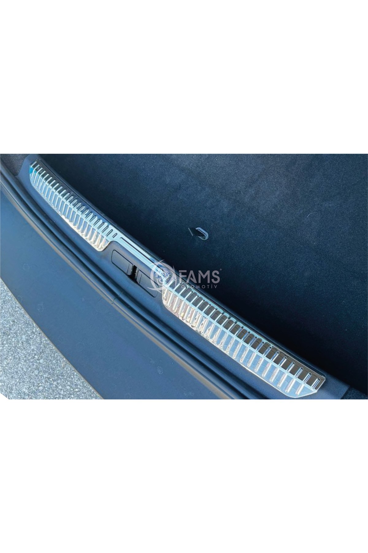 Peugeot 408 Krom Bagaj Iç Eşik Koruma 2022> Parlak Paslanmaz Çelik - Görsel 5