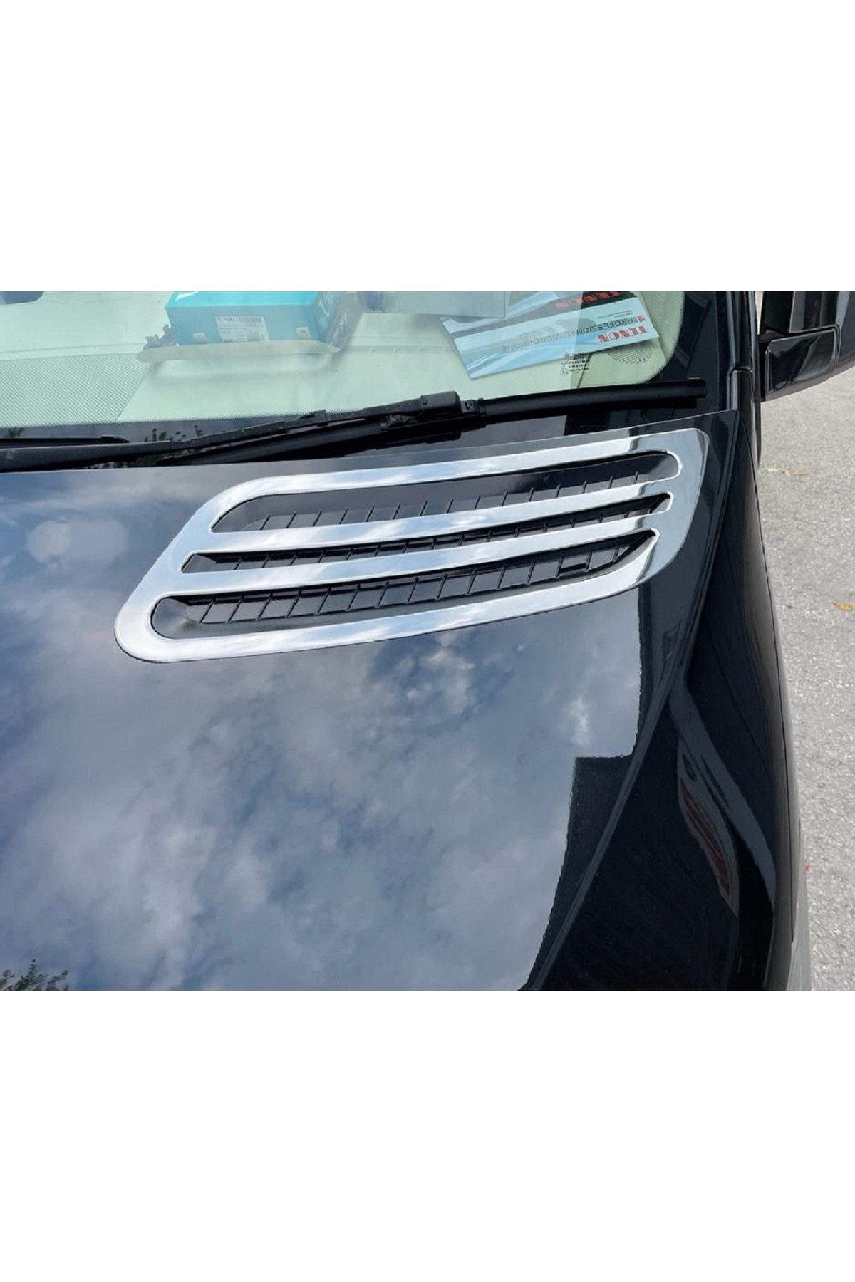 Mercedes Sprinter W907 Krom Kaput Havalandırma 2018> Paslanmaz Çelik