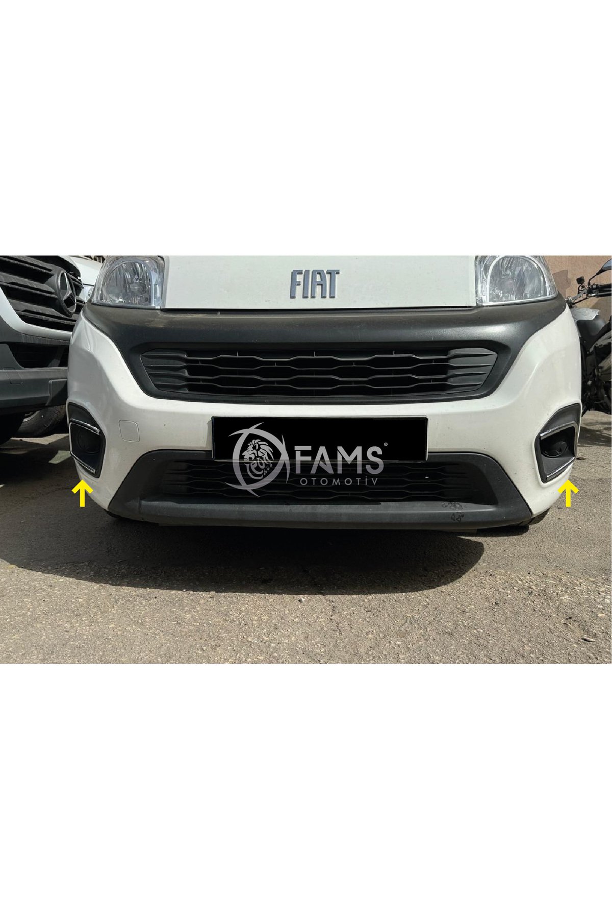 Fiat Fıorıno 2016-2019 Makyajlı Krom Sis Far Çerçevesi 2 Prç, Paslanmaz Çelik - Görsel 3