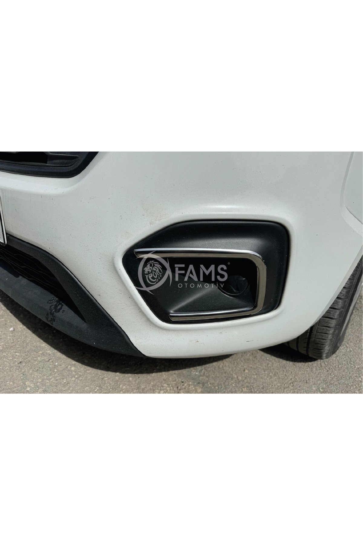 Fiat Fıorıno 2016-2019 Makyajlı Krom Sis Far Çerçevesi 2 Prç, Paslanmaz Çelik - Görsel 4