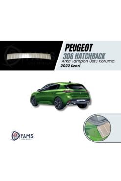 Peugeot 308 2022> Arka Tampon Üstü Koruma P,çelik Hb