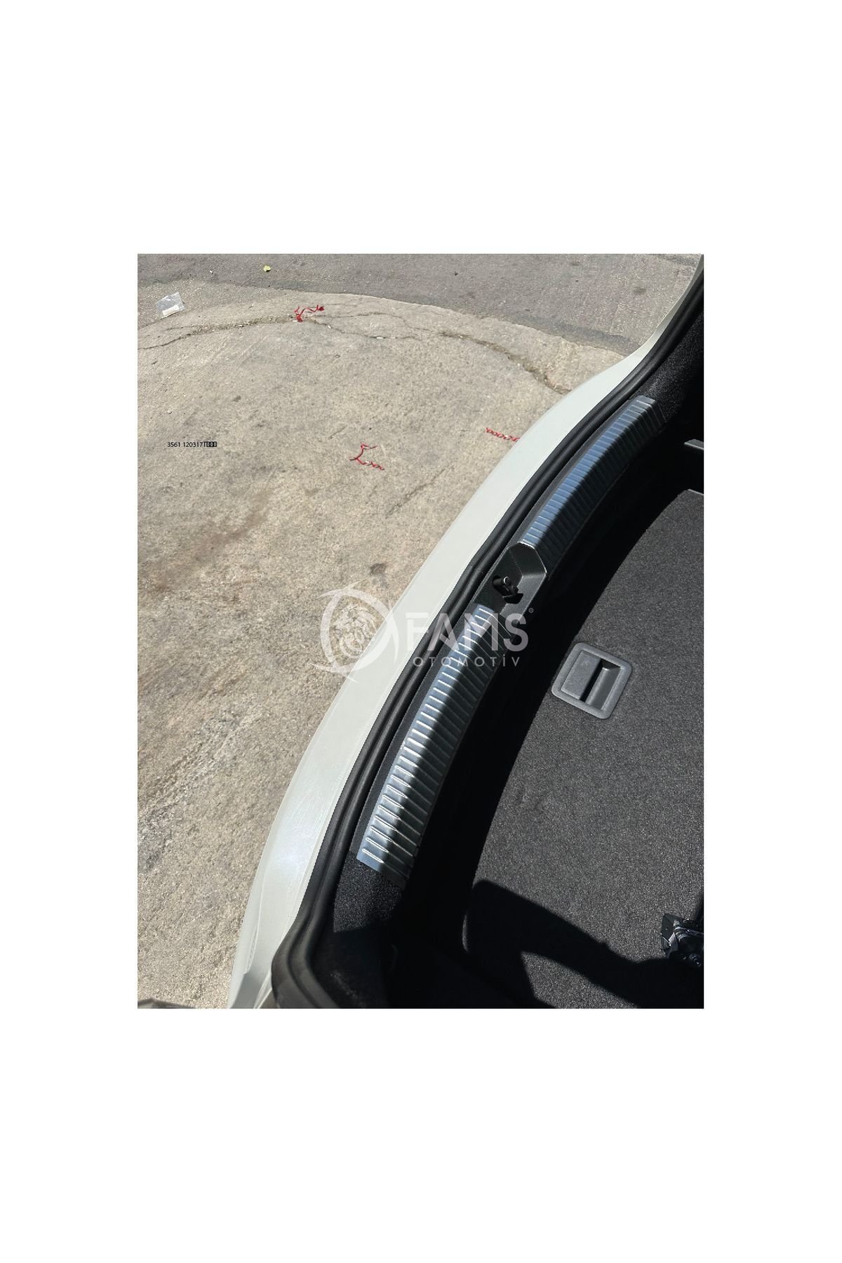 Vw Taigo 2022> Bagaj Iç Eşik Koruma (TAŞLI) 2 Prç, P,çelik - Görsel 5