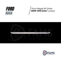 Alternative view of Ford Kuga Krom Bagaj Alt Çıtası 2008-2012 Paslanmaz Çelik Uyumlu