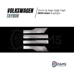 Alternative view of VW TAYRON Uyumlu İç Kapı eşiği 4 kapı 2024 Üzeri P,çelik (Taşlı)