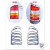 Vw T5 Transporter-caravelle-multivan Krom Stop Çerçevesi 2 Parça 2003-2015 Paslanmaz Çelik Çift Kapı - Görsel 2