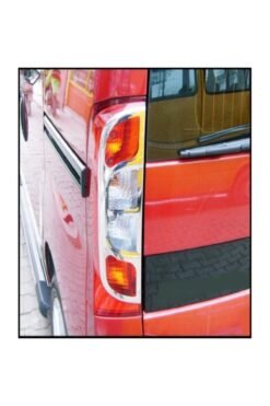 Uyumlu Citroen Nemo Krom Stop Çerçeve 2 Parça 2008 Üzeri Paslanmaz Çelik