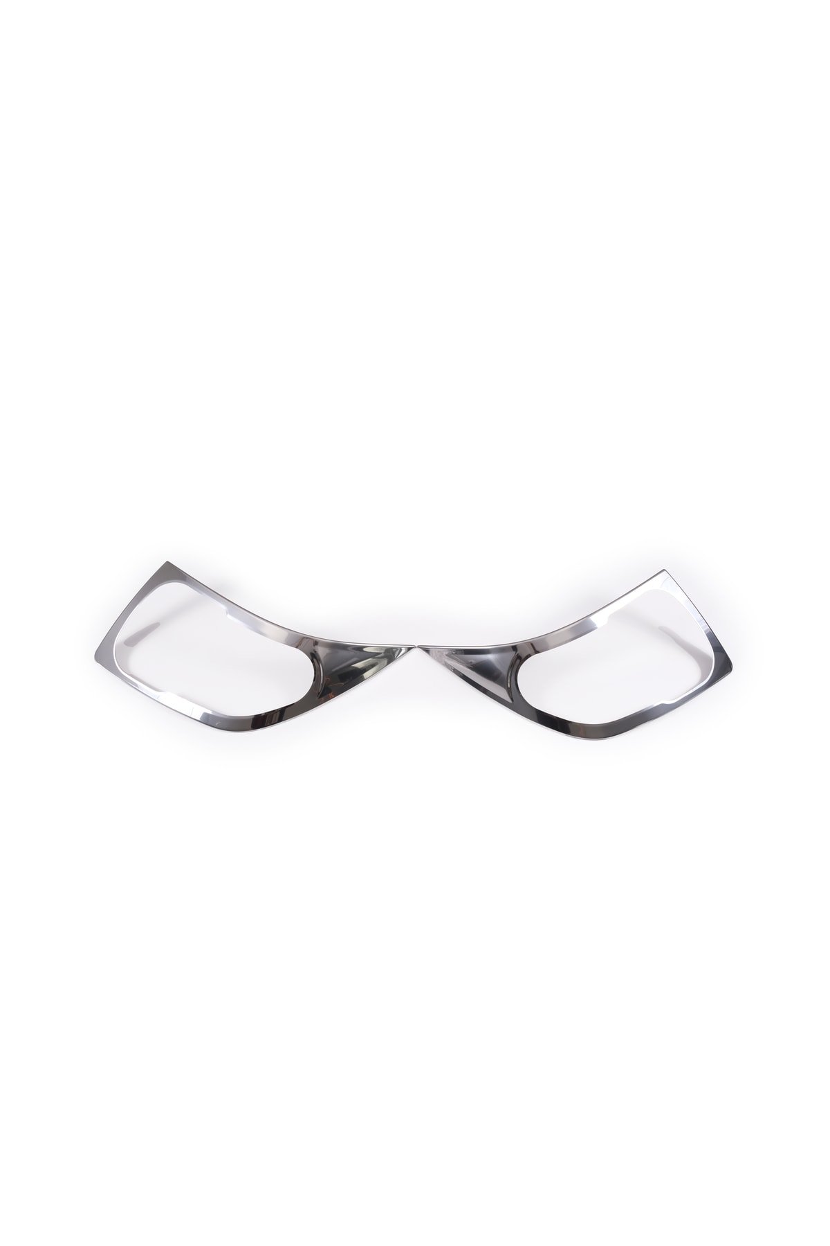 Vw Crafter Uyumlu Krom Far Çerçevesi 2 Parça Uyumlu 2006-2016 Arası Paslanmaz Çelik - Görsel 2