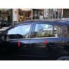 Opel Corsa D Krom Cam Çıtası 4 Parça 2007 Üzeri Uyumlu Paslanmaz Çelik Coupe - Görsel 2