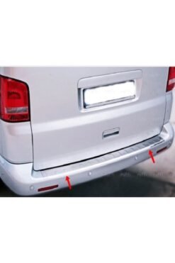 Alternative view of Vw T6 Transporter Krom Arka Tampon Üstü Koruma 2015 Ve Üzeri Paslanmaz Çelik