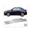 Chevrolet Cruze Sedan Krom Cam Çıtası 6 Parça 2009 Ve Üzeri Paslanmaz Çelik - Görsel 2
