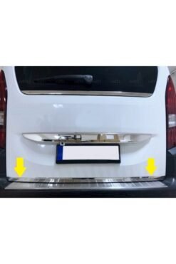 Alternative view of Peugeot Rifter Uyumlu Krom Bagaj Alt Çıtası 2018 Üzeri