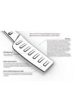 Alternative view of Vw Passat 3b Sw Krom Arka Tampon Üzeri 1995-2005 Arası Paslanmaz Çelik