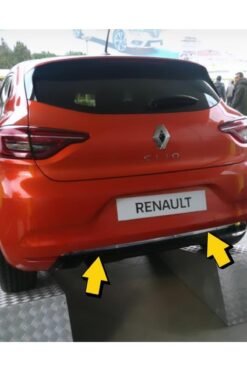 Alternative view of Renault Clio 5 Hb Krom Tampon Alt Çıtası 2019 Ve Sonrası P,çelik