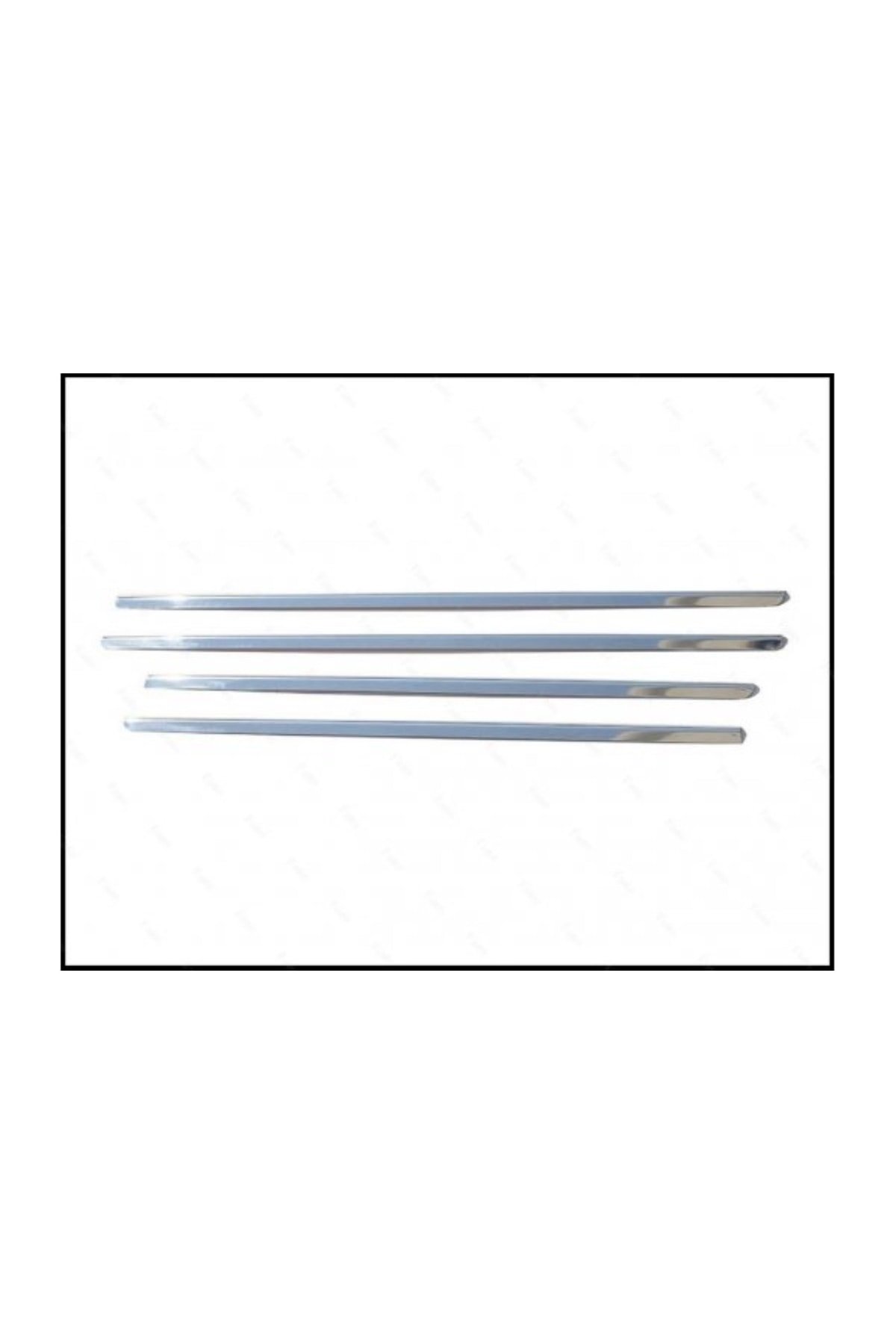 Chery Tiggo Krom Cam Çıtası 4 Parça 2008-2014 Arası Uyumlu Paslanmaz Çelik - Görsel 2