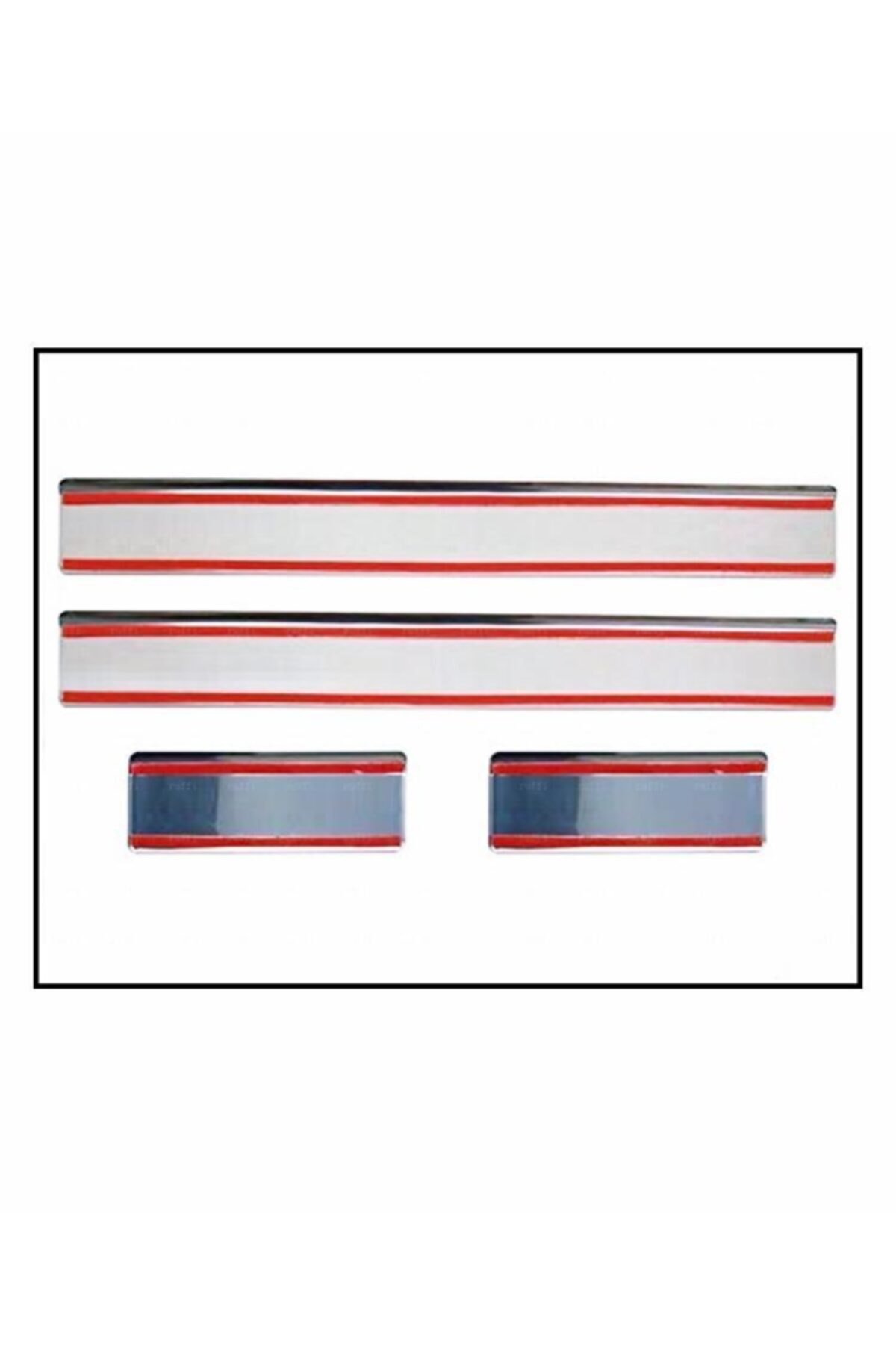 Opel Corsa D Krom Kapı Eşiği 2006-2014 Arası 4 Parça Paslanmaz Çelik - Görsel 3