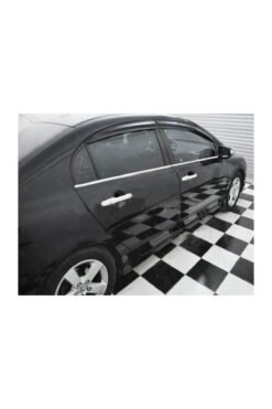 Alternative view of HondaCivic Krom Cam Çıtası 6 Parça 2005-2011 Arası Paslanmaz Çelik
