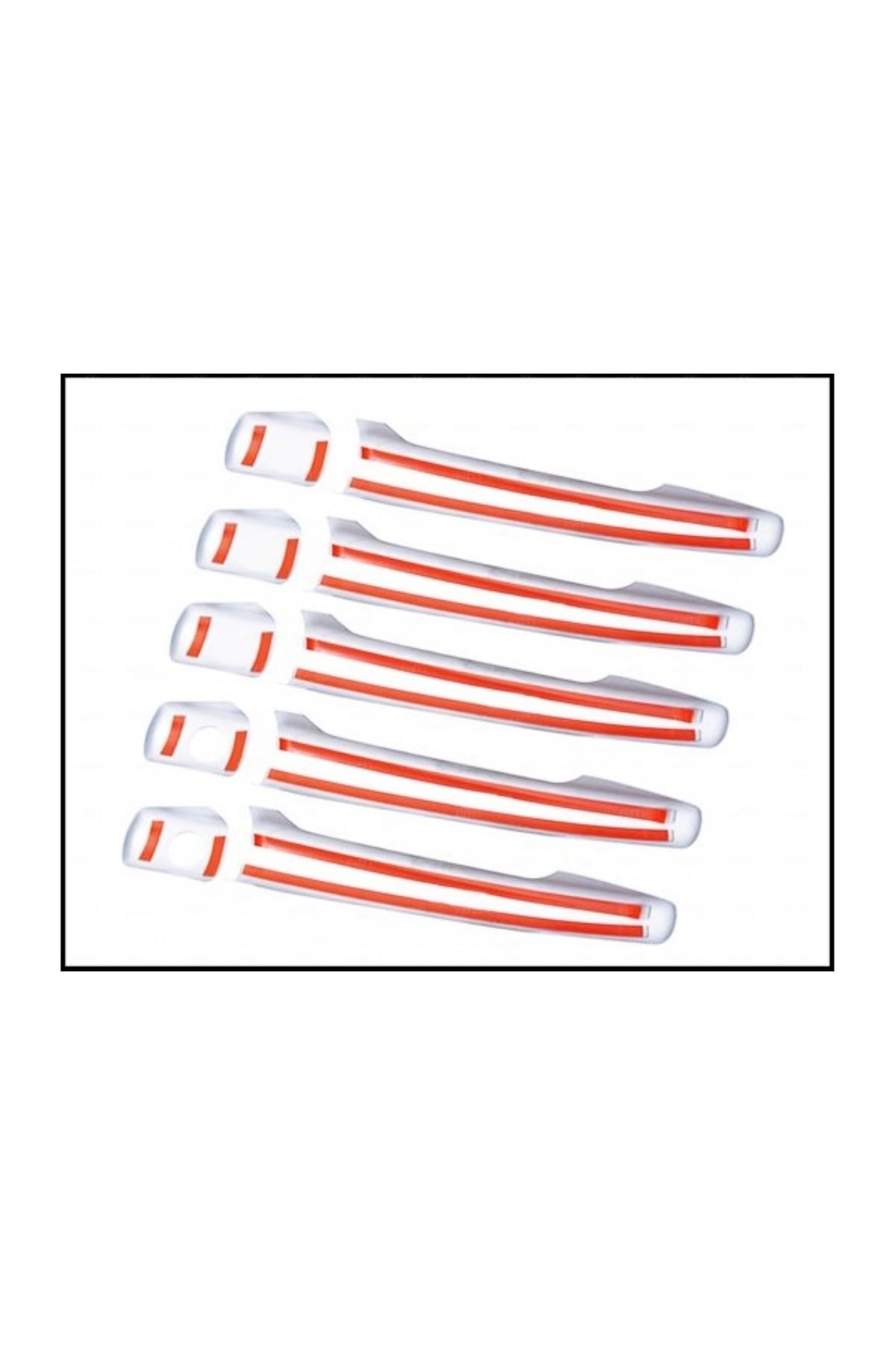 Fiat Scudo Krom Kapı Kolu 5 Kapı 2007-2016 Arası Paslanmaz Çelik (ÇİFT DELİK) - Görsel 2