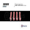Toyota Auris Krom Kapı Kolu 4 Kapı 2007-2012 Paslanmaz Çelik - Görsel 3
