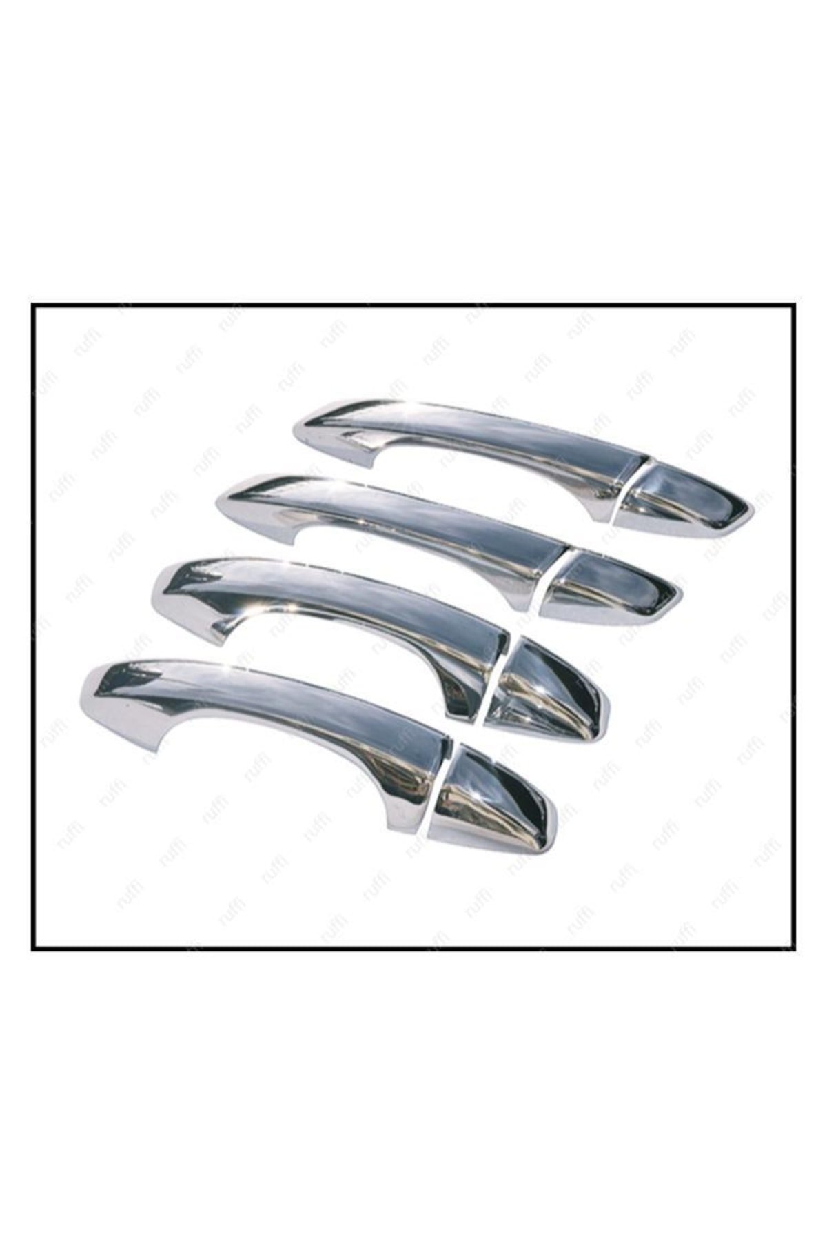 Seat Leon Mk3 Krom Kapı Kolu 4 Kapı 2012 Ve Üzeri Paslanmaz Çelik - Görsel 3