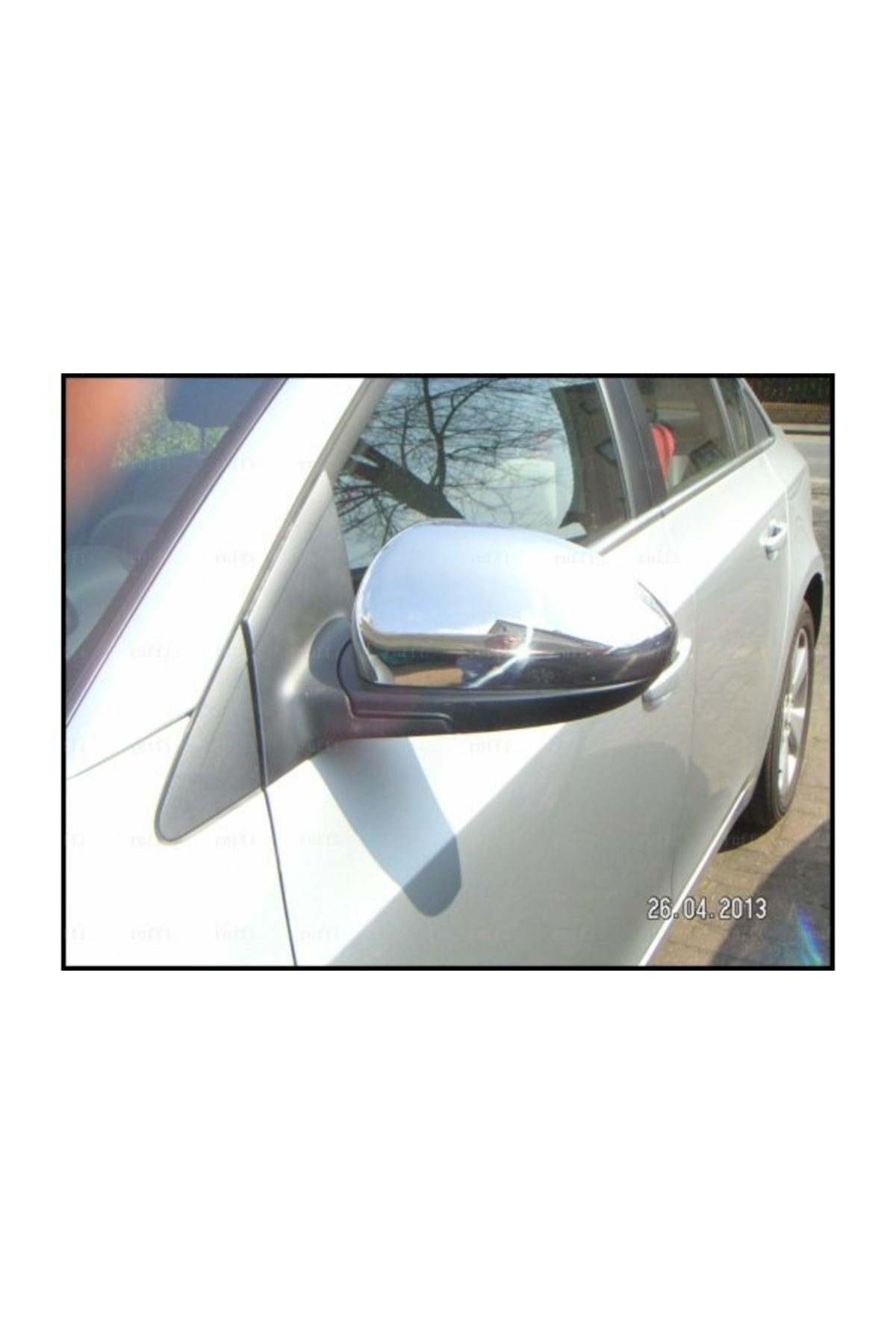 Chevrolet Cruze Krom Ayna Kapağı 2 Parça 2009 Ve Üzeri Paslanmaz Çelik (HB SEDAN UYUMLU) - Görsel 3