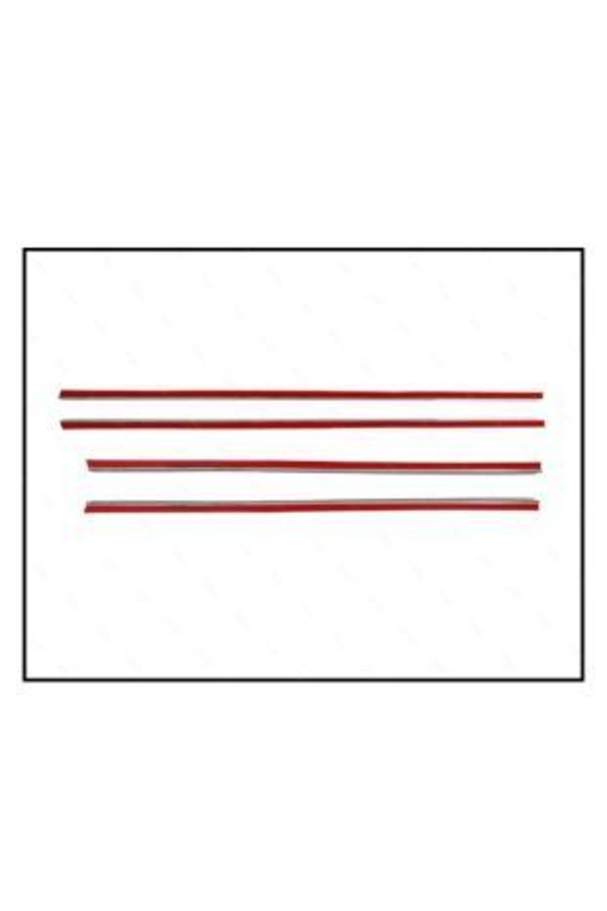 Vw Polo Krom Cam Çıtası 4 Parça 2001-2009 Arası Paslanmaz Çelik - Görsel 3