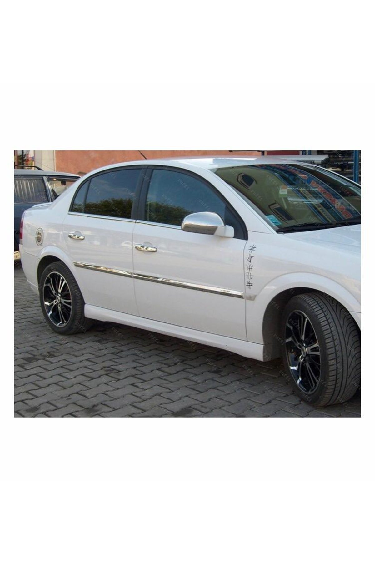 Opel Vectra C Krom Cam Çıtası 4 Prç, 2002 Üzeri P, Çelik - Görsel 3