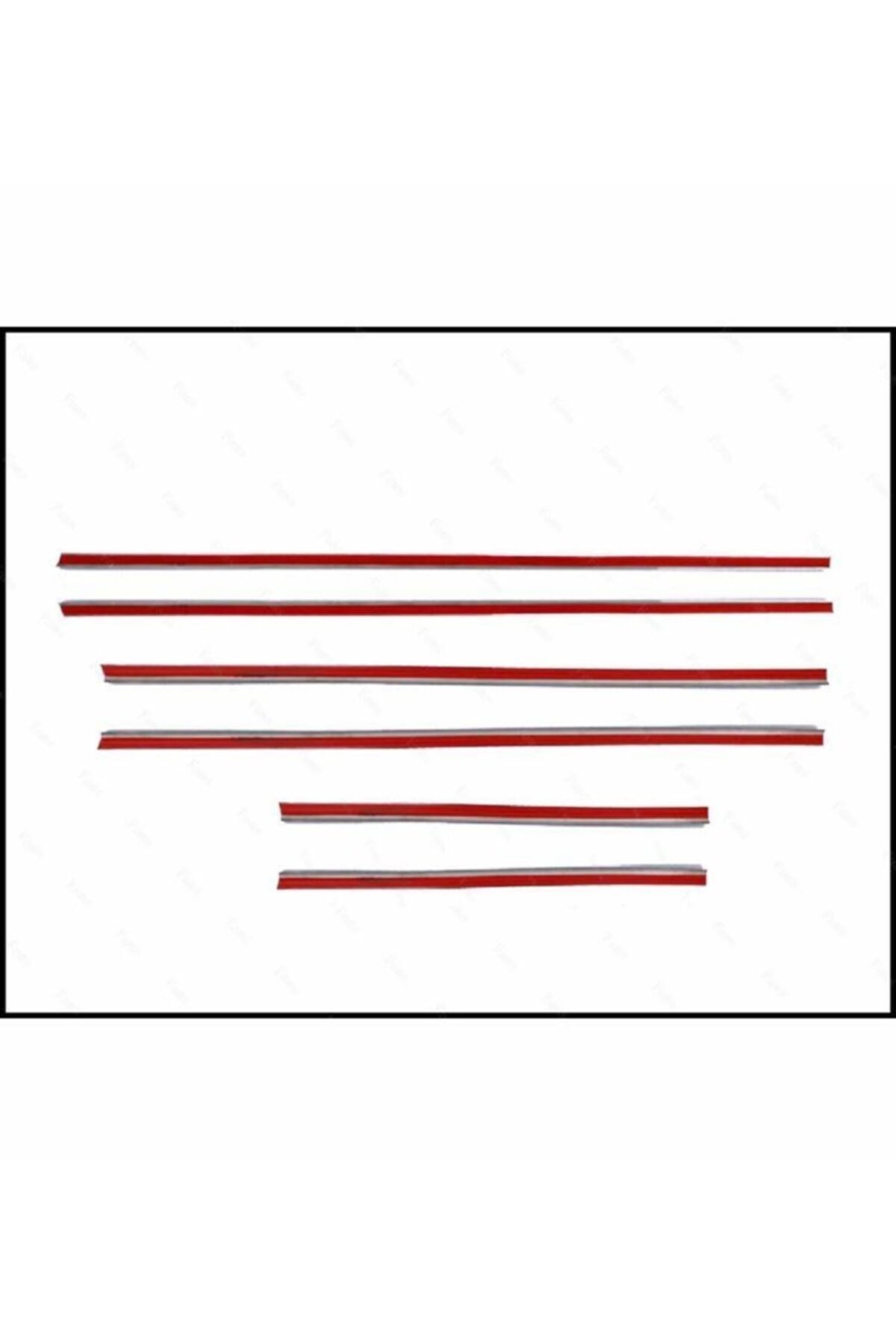 Nissan X-trail Krom Cam Çıtası 6 Prç, 2000-2007 P,çelik - Görsel 4