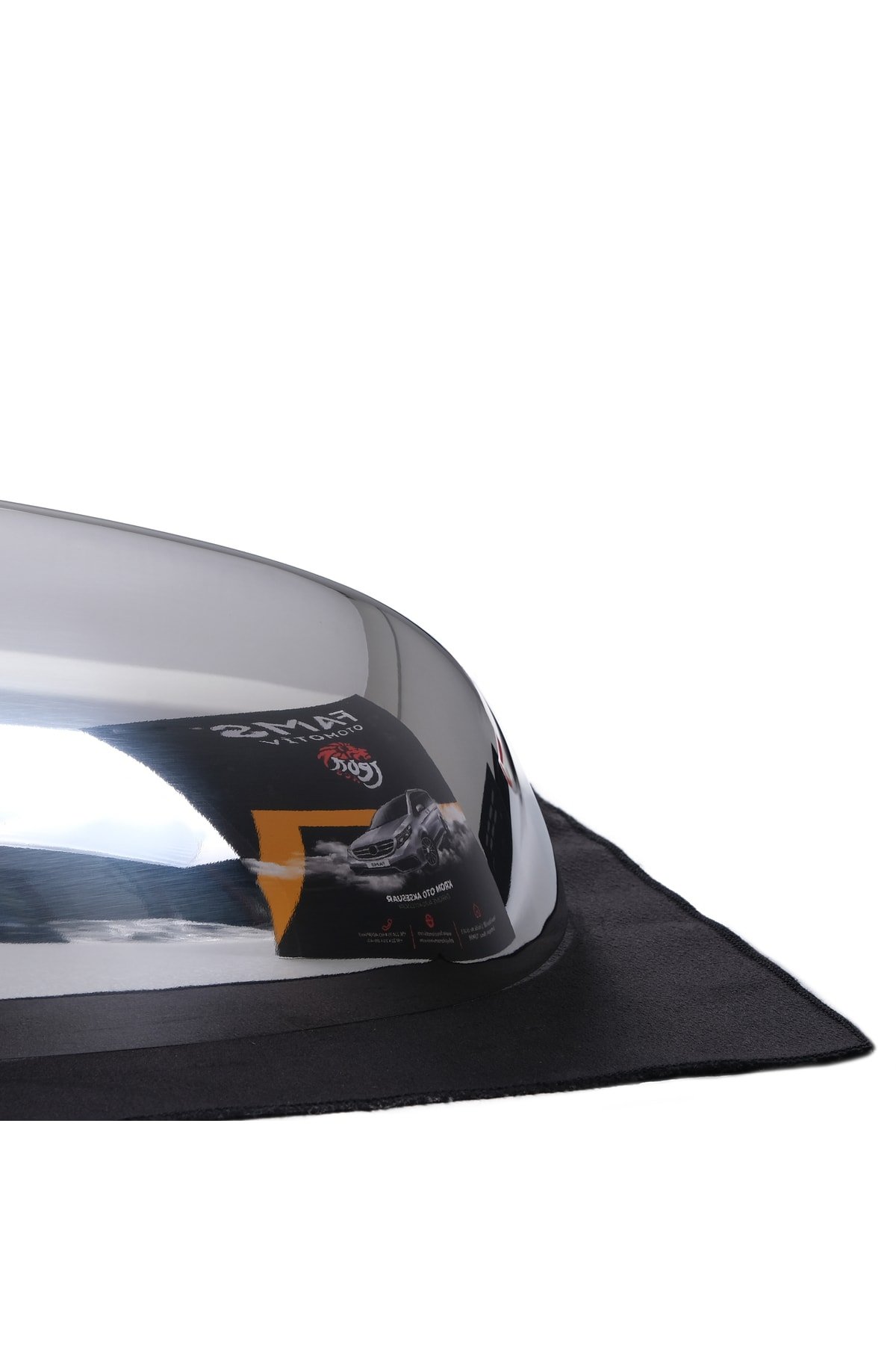 Audi A3 Krom Ayna Kapağı 2 Parça 2000-2003 Arası Paslanmaz Çelik - Görsel 4