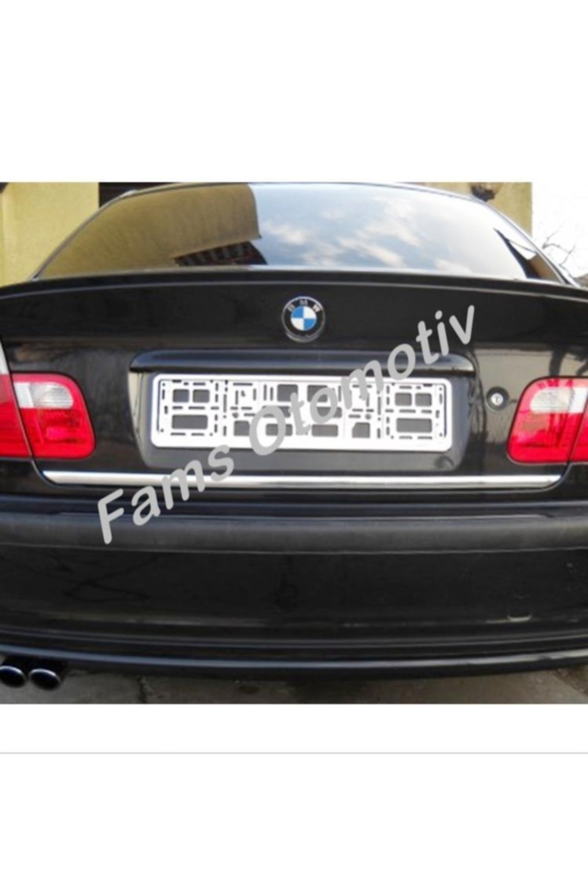 Bmw E-46 Krom Bagaj Alt Çıtası 1998-2005 P,çelik - Görsel 4