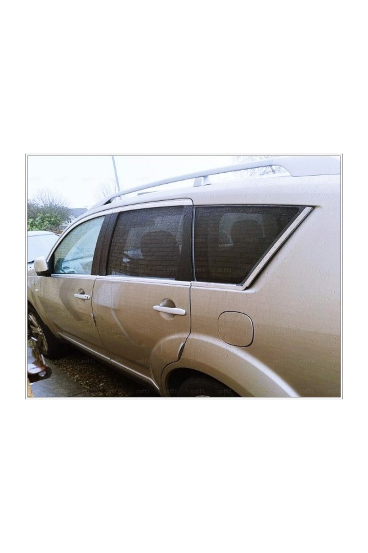 Mitsubishi Outlander Krom Cam Çıtası 8 Parça 2006-2012 Arası Paslanmaz Çelik - Görsel 4